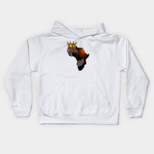 African King Melanin Black Pride Africa Gift Kids Hoodie